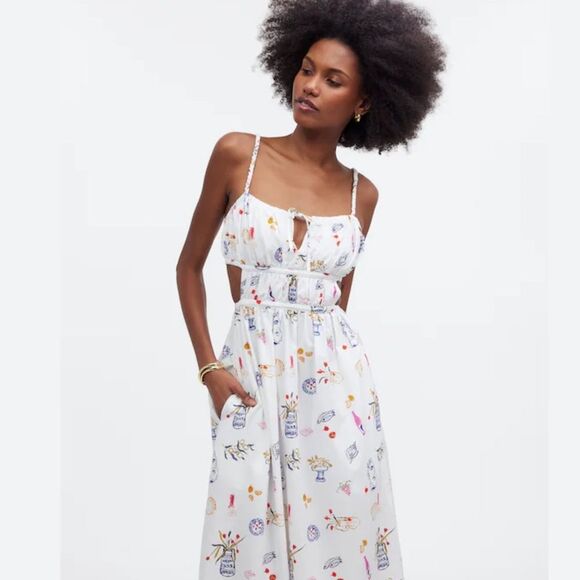 Madewell Dresses & Skirts - NWT Madewell x Lisa Says Gah! Cutout Midi Dress